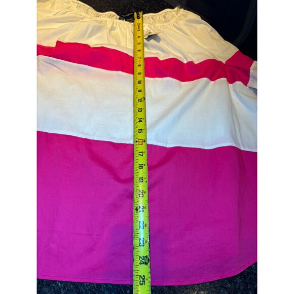 NWT Ashley Stewart Colorblock Pink White Top Women's Plus Size 26 - Picture 6 of 6
